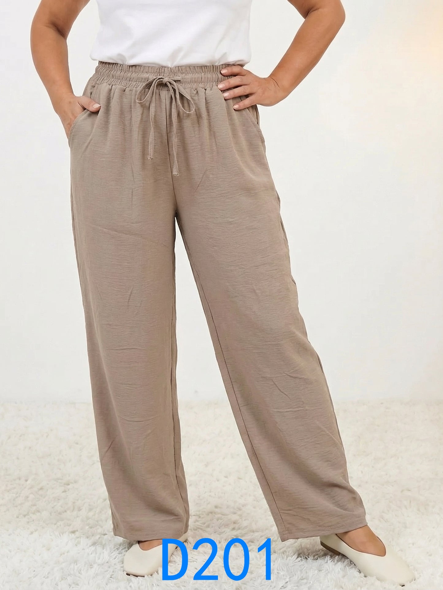 Pantaloni lungi D201 Bej