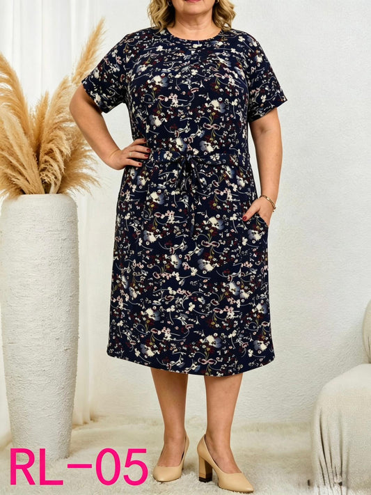 Рокля с къс ръкав QL-114