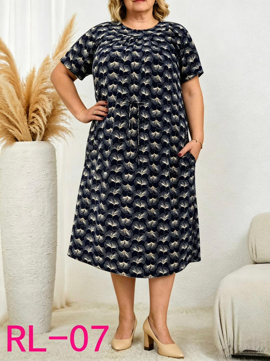 Рокля с къс ръкав QL-114