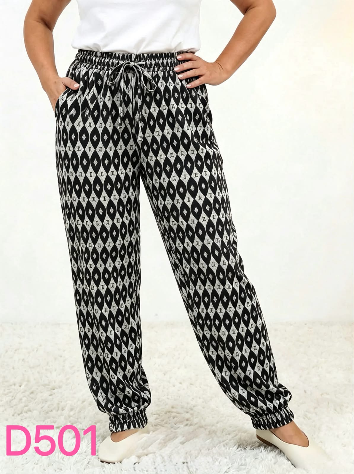 Pantaloni Lungi elastic D501