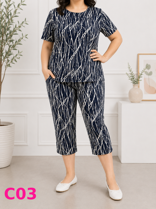 Compleuri/trei sferturi Pantaloni C03