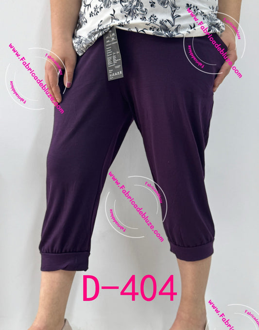 Pantaloni Treisferturi bumbac D404