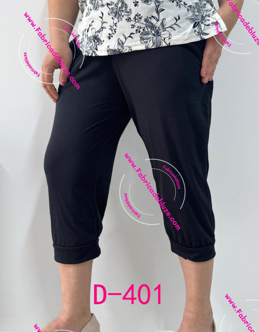 Pantaloni Treisferturi bumbac D401