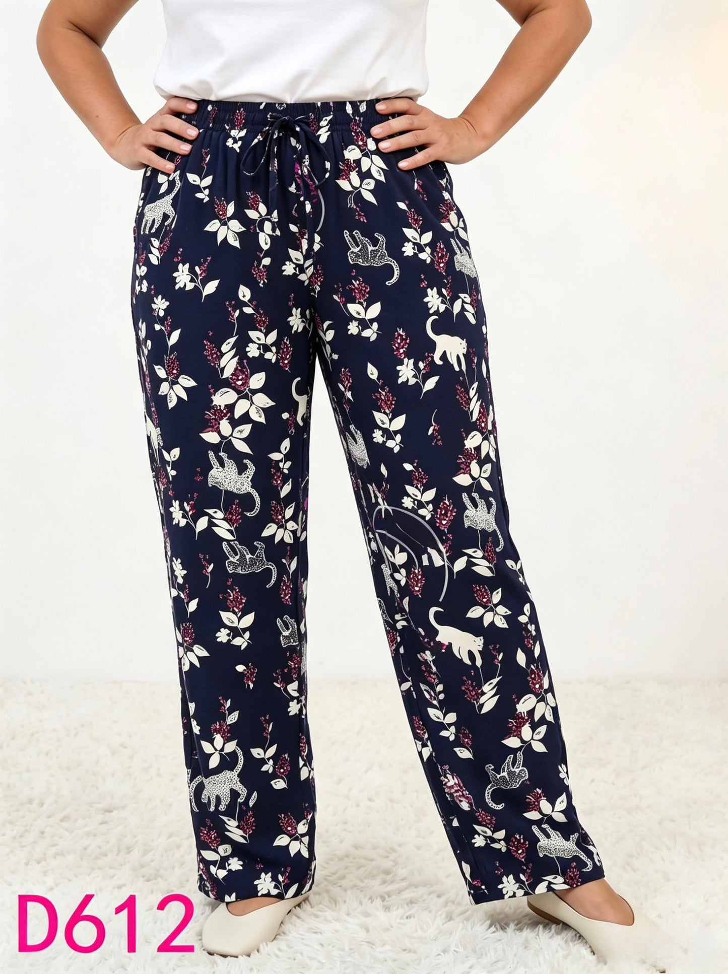 Pantaloni lungi  bumbac D612