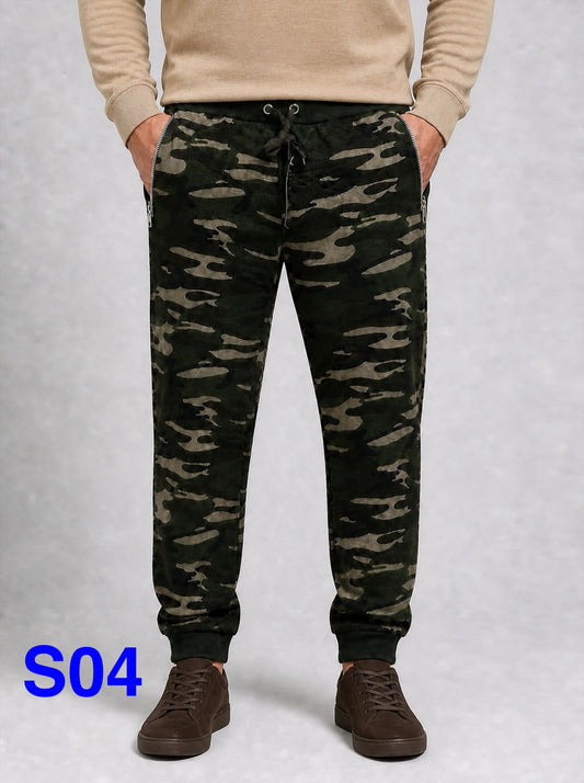 Pantaloni subțiri de camuflaj S04