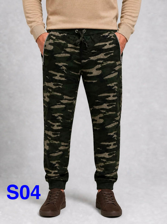 Pantaloni subțiri de camuflaj S04