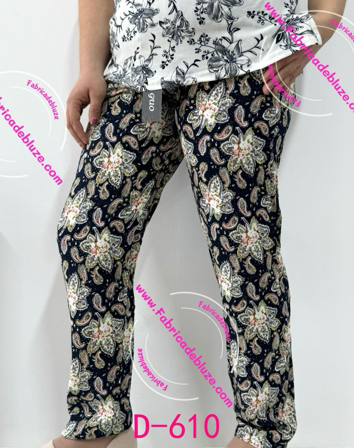 Pantaloni lungi  bumbac D610