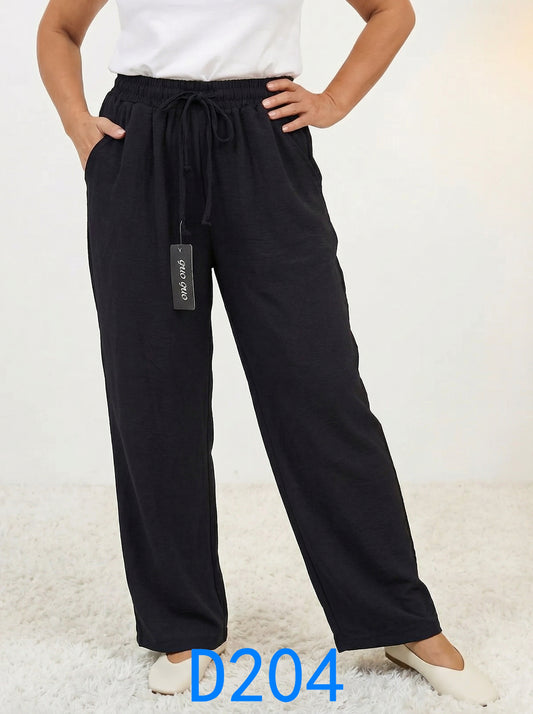 Pantaloni lungi   D204 Negru