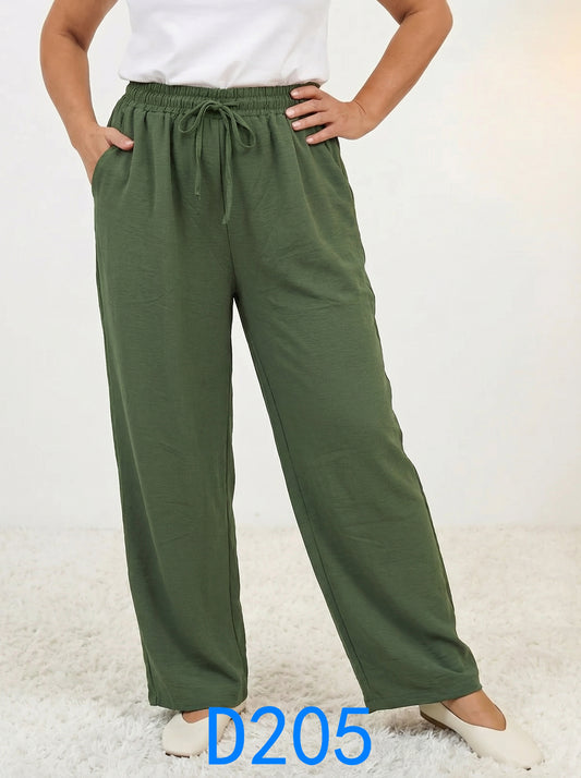 Pantaloni lungi   D205 Verde